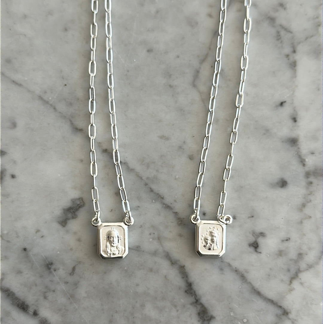 Escapulario Plata Esterlina - Hilo de Plata