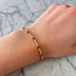 Cargar imagen en el visor de la galería, Pulsera de Rubíes y diamantes
