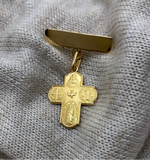Cargar imagen en el visor de la galería, Barra con Cruz Escapulario  - Oro 14k

