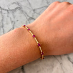 Cargar imagen en el visor de la galería, Pulsera de Rubíes y diamantes
