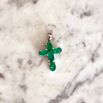 Cargar imagen en el visor de la galería, Cruz de esmeraldas Paulina
