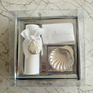 Kit Bautizo - Plata Esterlina  - Lino