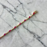 Cargar imagen en el visor de la galería, Pulsera de Rubíes y diamantes
