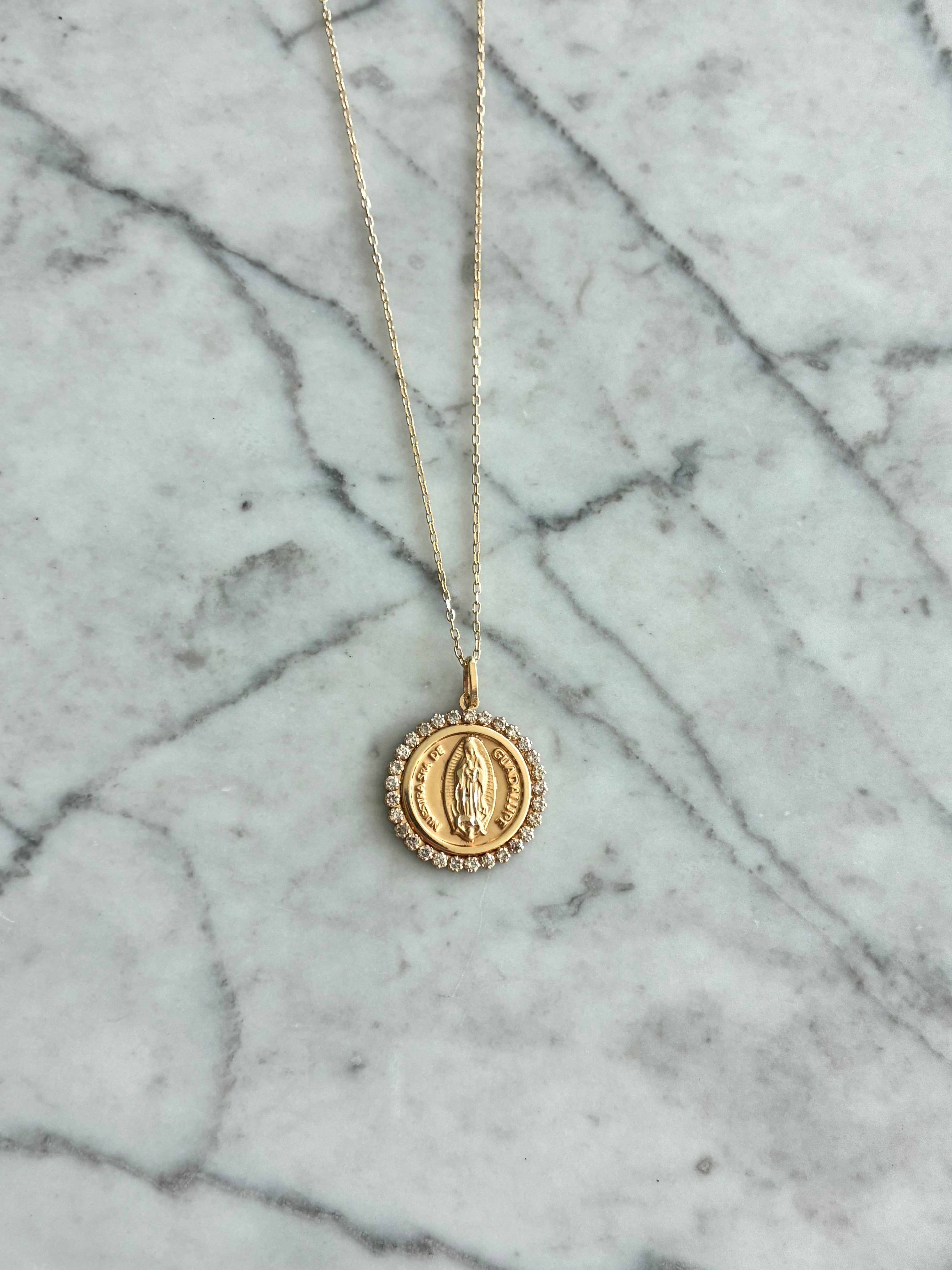 Virgen de Guadalupe con Diamantes