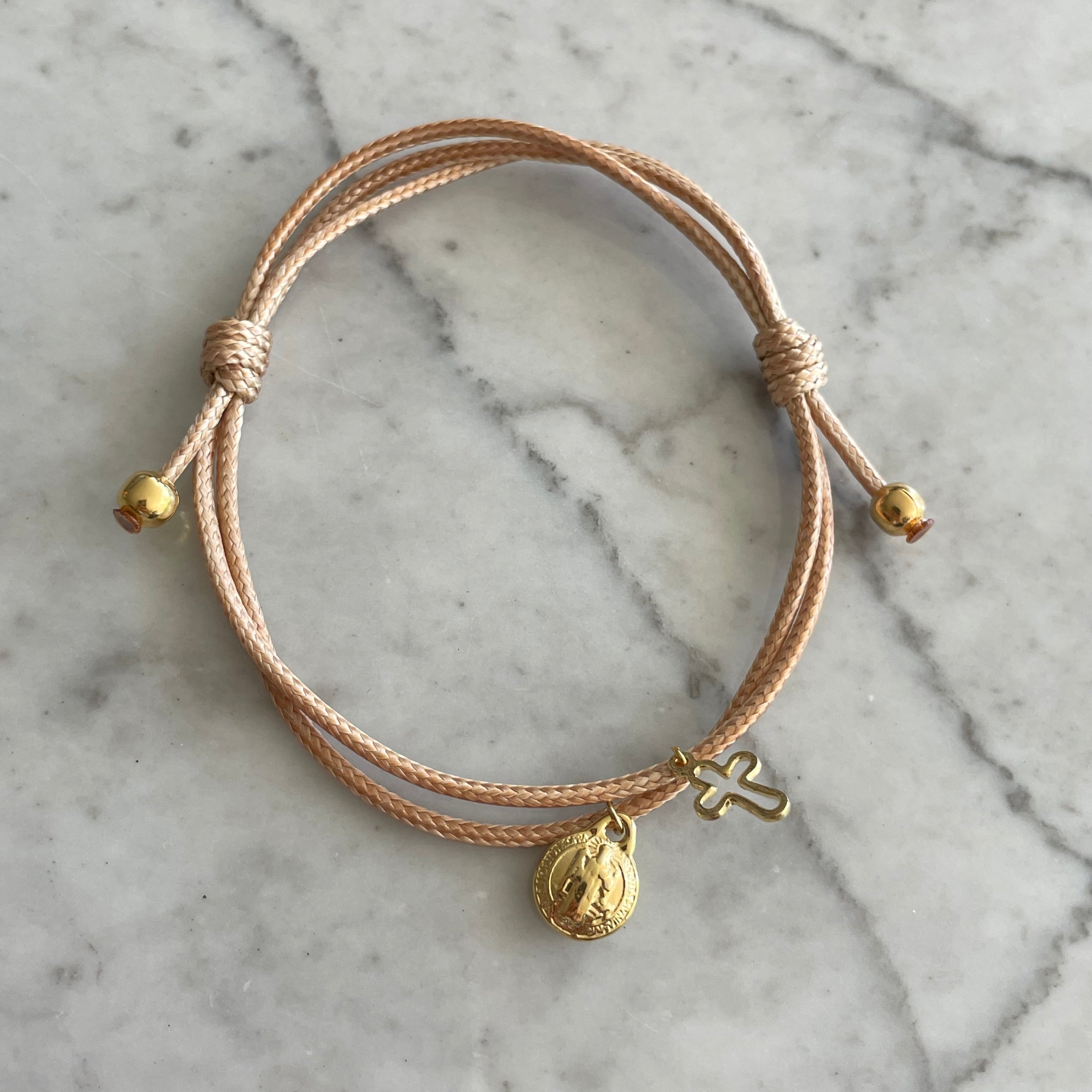 Pulsera San Benito latte