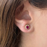 Cargar imagen en el visor de la galería, Aretes Medianos Rubies
