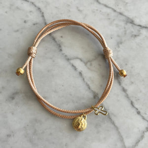 Pulsera San Benito latte