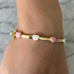 Cargar imagen en el visor de la galería, Pulsera corazones
