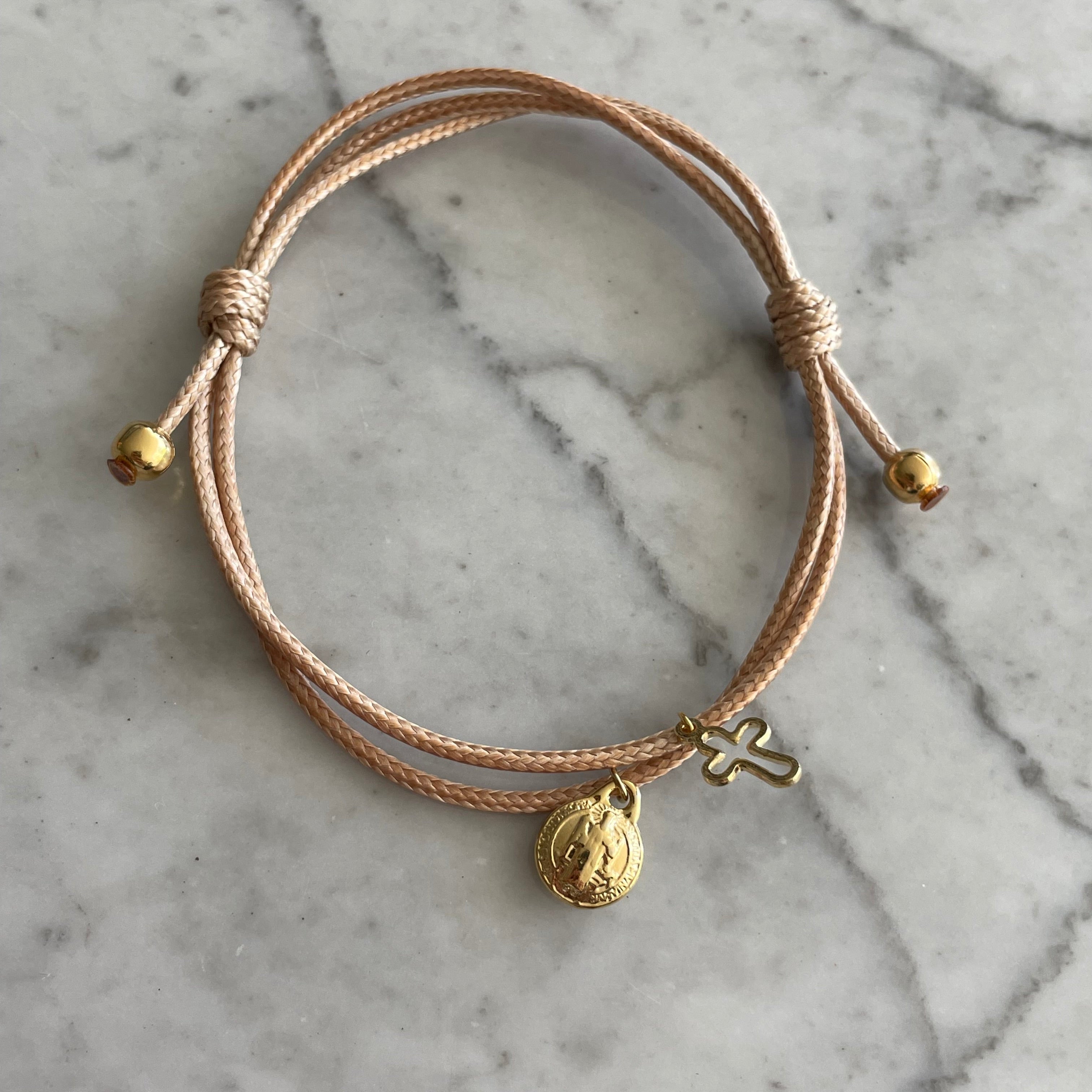 Pulsera San Benito latte