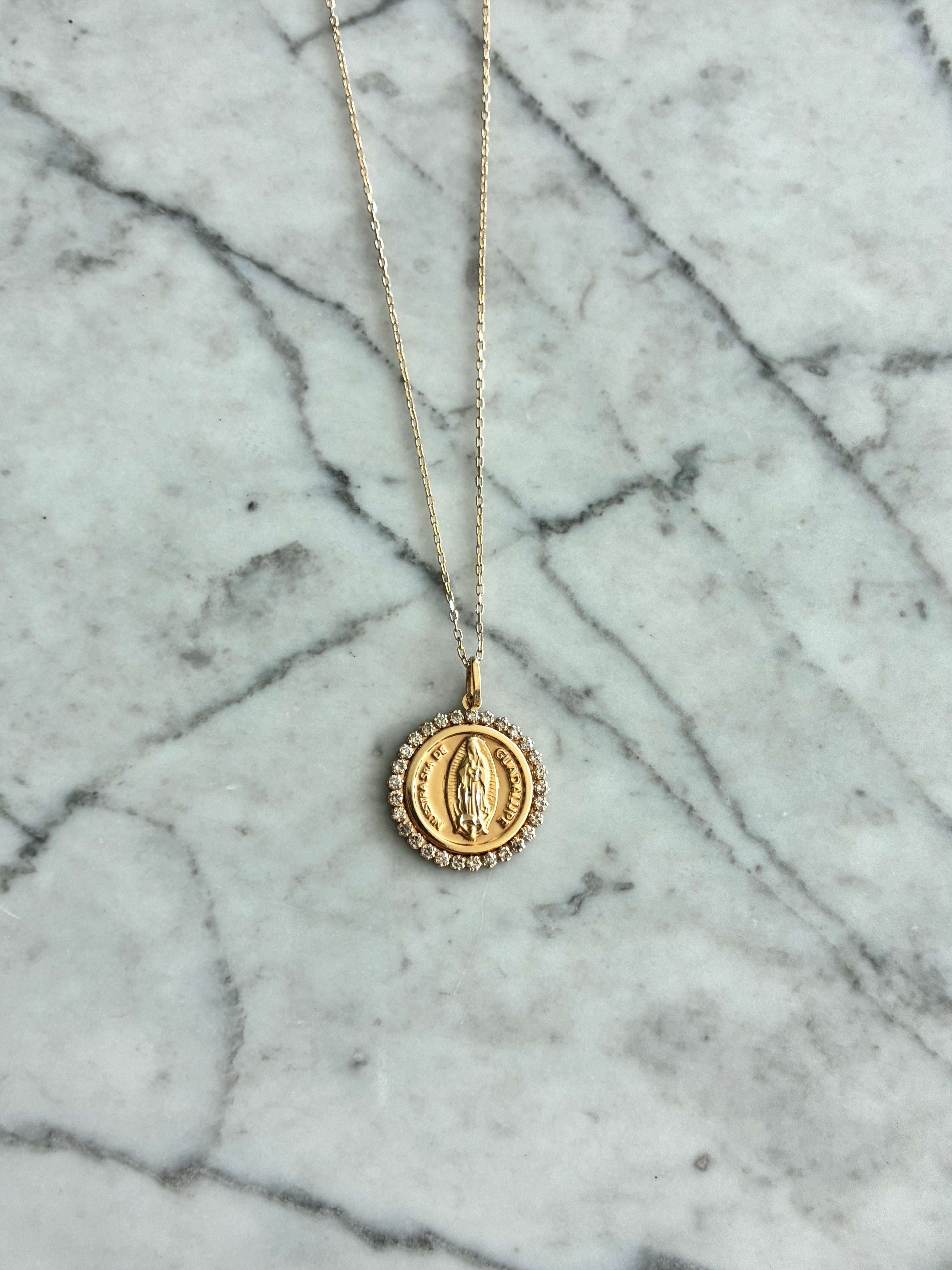Virgen de Guadalupe con Diamantes