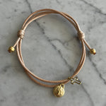 Cargar imagen en el visor de la galería, Pulsera San Benito latte
