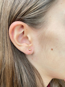 Aretes Bolitas de Oro Niña