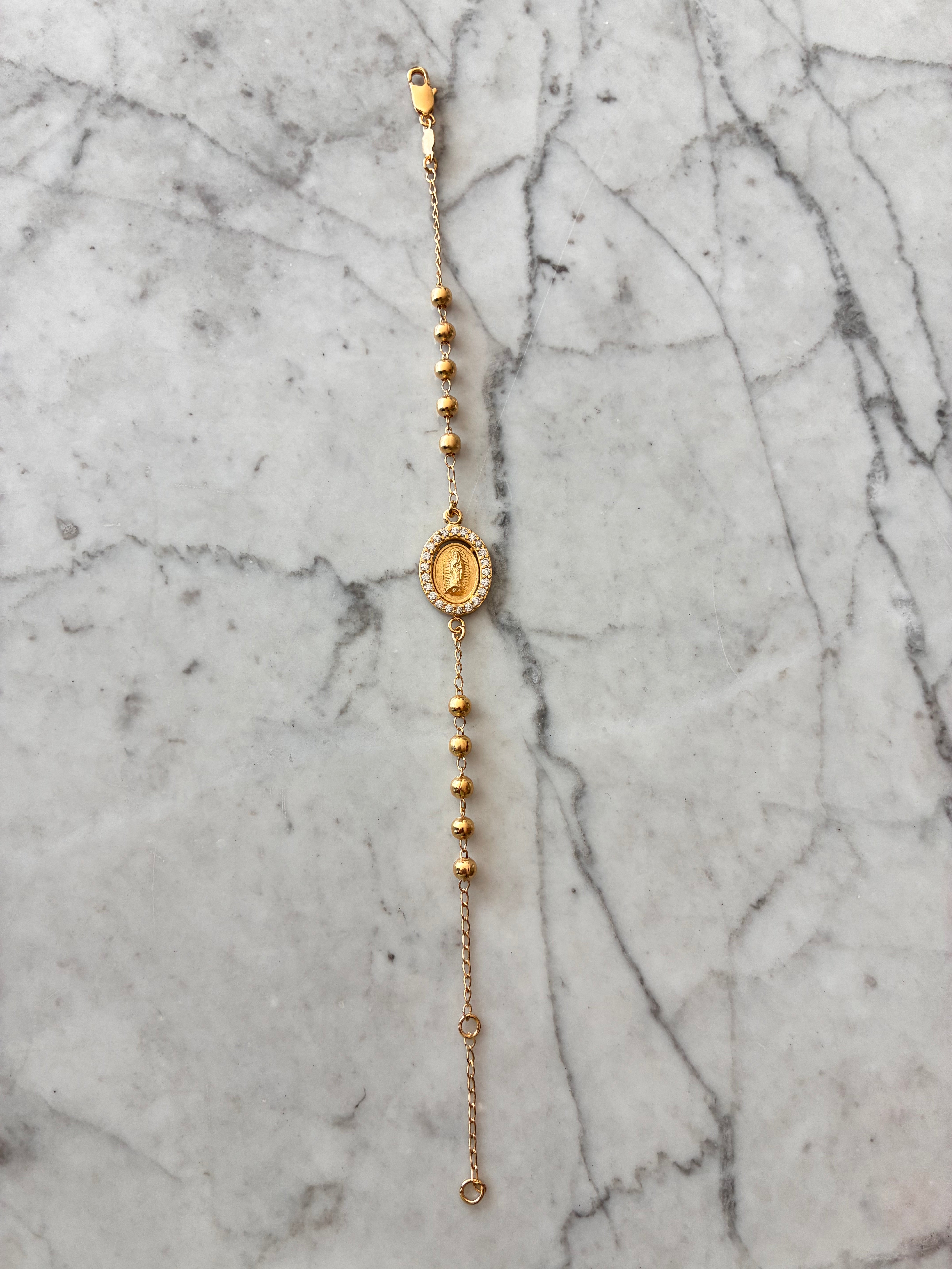 Pulsera VG chapa de oro