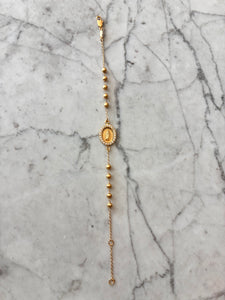 Pulsera VG chapa de oro