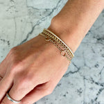 Cargar imagen en el visor de la galería, Pulsera de Oro con diamantes
