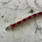 Cargar imagen en el visor de la galería, Pulsera de rubíes y diamantes
