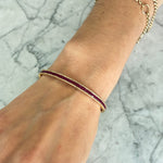 Cargar imagen en el visor de la galería, Pulsera de Rubies con Oro
