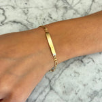 Cargar imagen en el visor de la galería, Esclava de Oro Bebe 14k (12cm)
