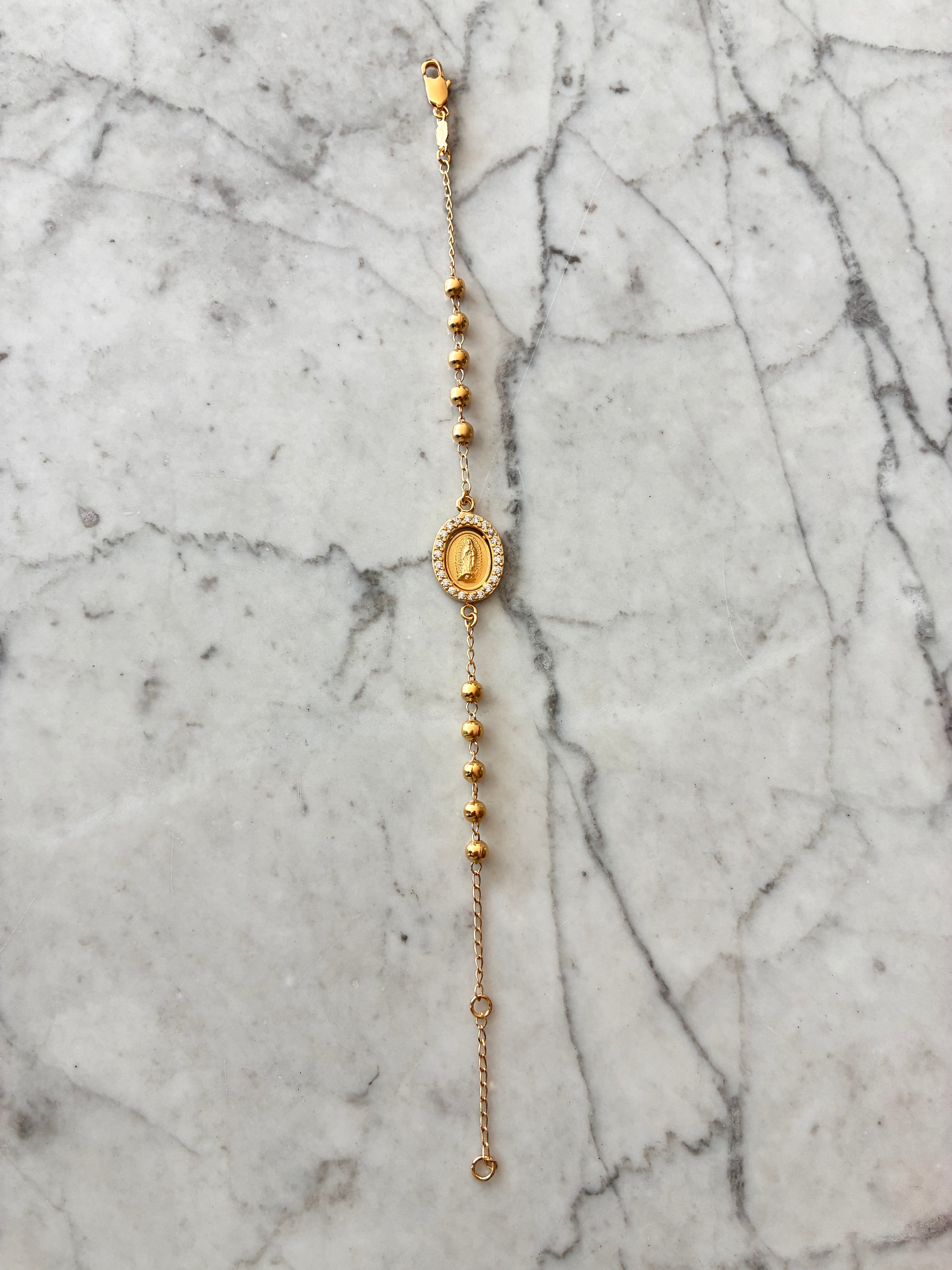 Pulsera VG chapa de oro