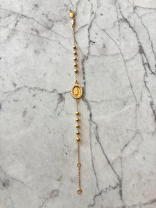 Pulsera VG chapa de oro