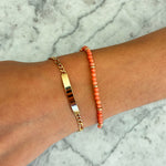 Cargar imagen en el visor de la galería, Pulsera de Coral Bebe (12cm)
