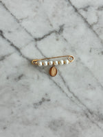 Cargar imagen en el visor de la galería, Pin de oro con perlas
