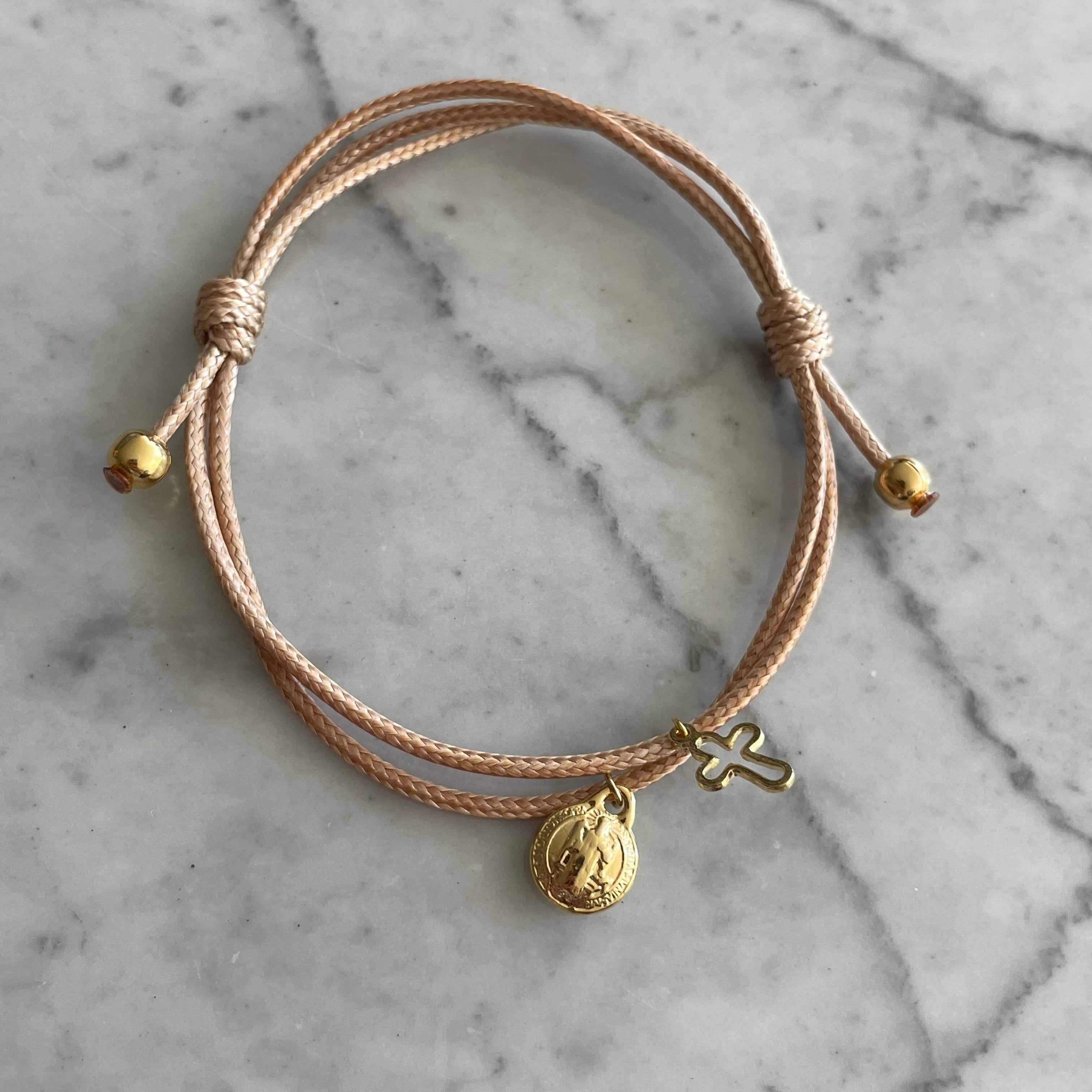 Pulsera San Benito latte