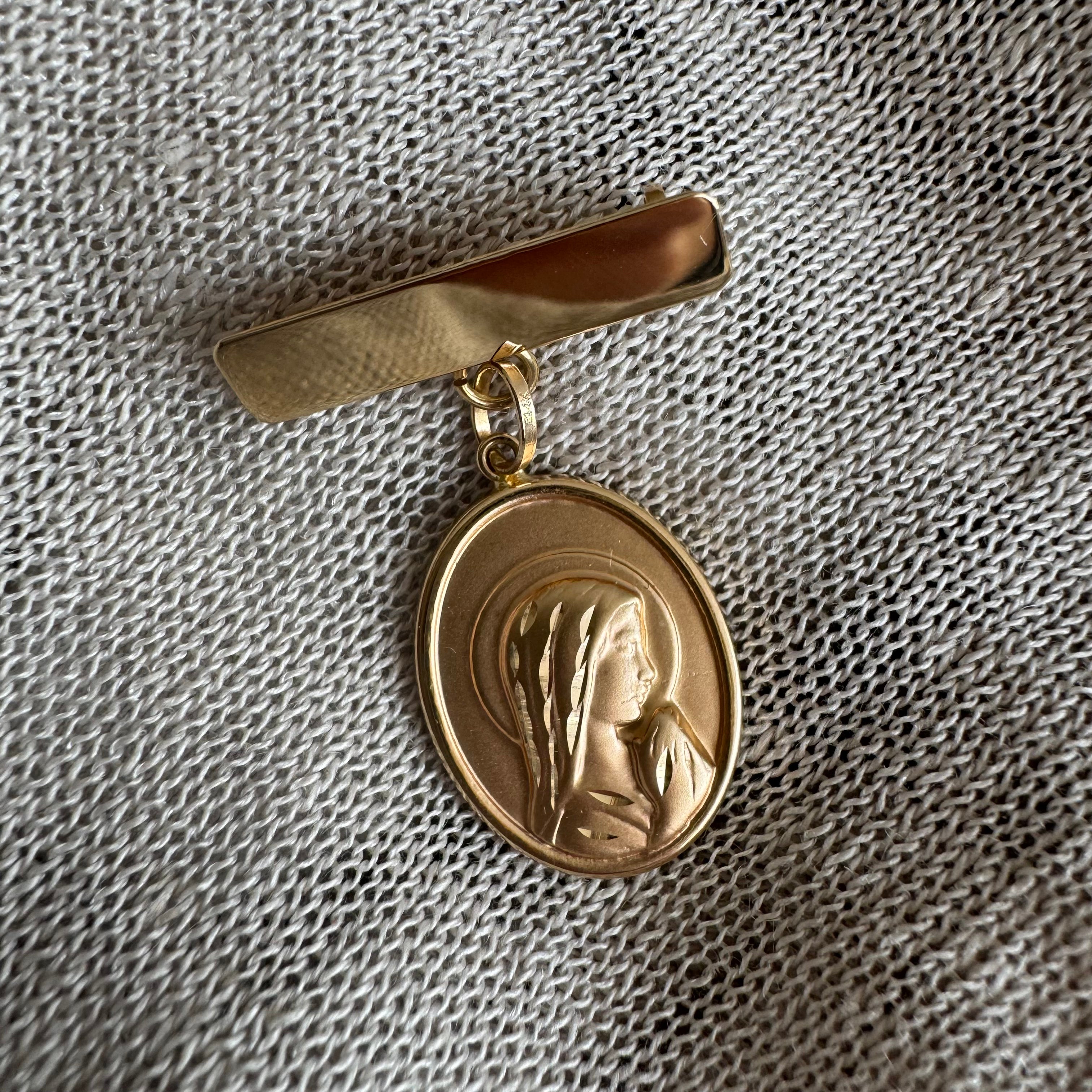 Barra con Virgen María Ovalada