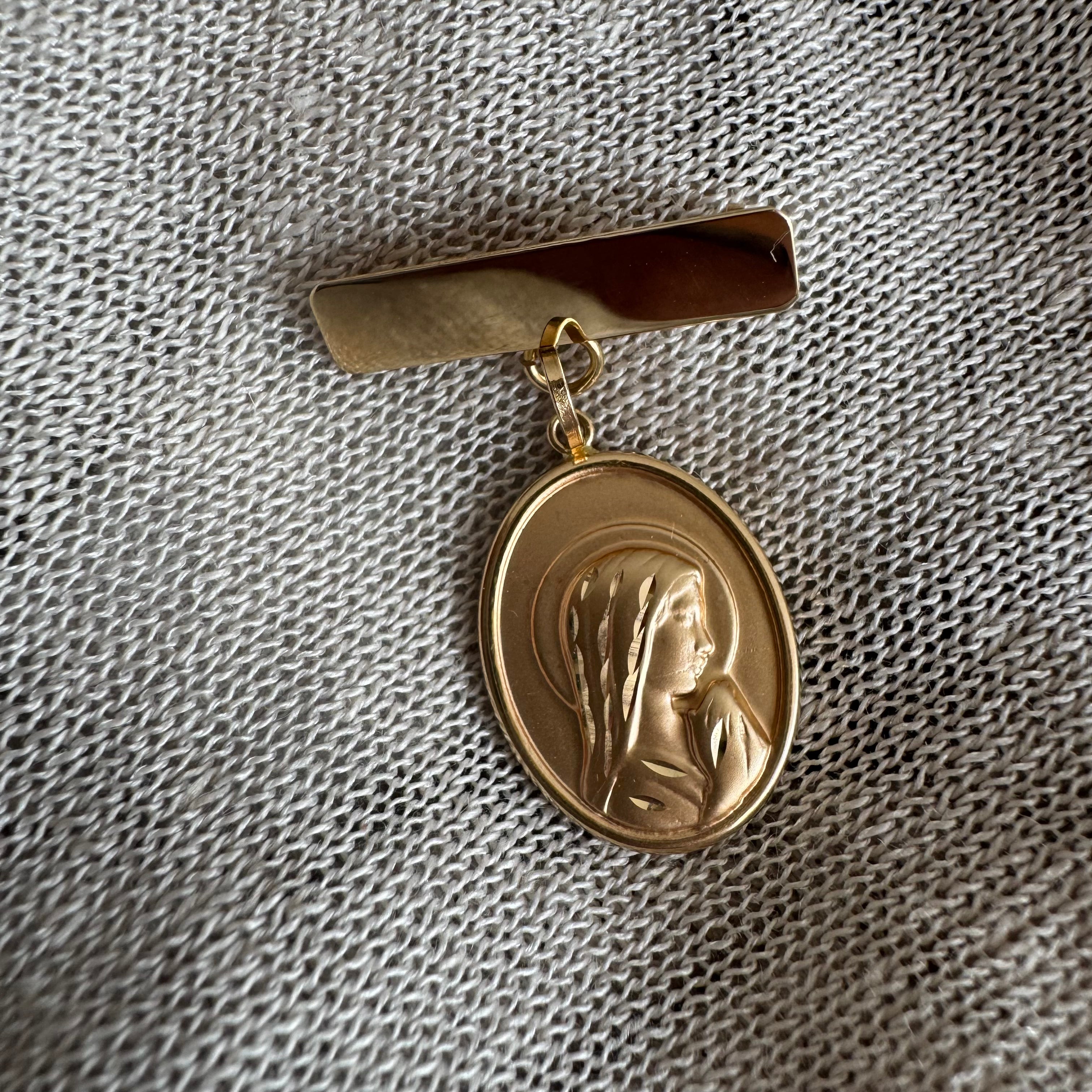 Barra con Virgen María Ovalada