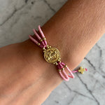 Cargar imagen en el visor de la galería, Pulsera Rosa de San Benito
