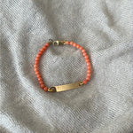 Cargar imagen en el visor de la galería, Esclava de Coral Kids con Oro 14k
