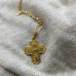 Cargar imagen en el visor de la galería, Cruz Escapulario con Cadena - Oro 14k
