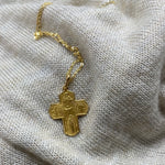 Cargar imagen en el visor de la galería, Cruz Escapulario con Cadena - Oro 14k
