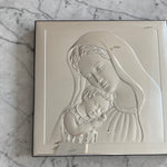Cargar imagen en el visor de la galería, Marco Tallado con Virgen y Jesus en Plata

