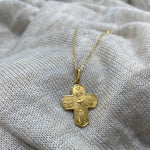 Cargar imagen en el visor de la galería, Cruz Escapulario con Cadena - Oro 14k
