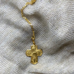 Cargar imagen en el visor de la galería, Cruz Escapulario con Cadena - Oro 14k
